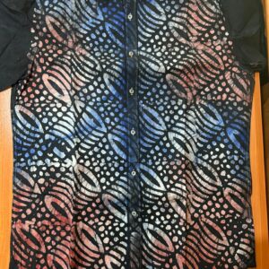 adire / batik round neck